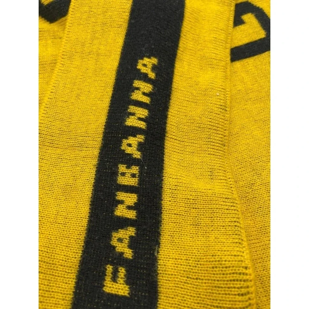 Pittsburgh Steelers Scarf NFL Football Black Yellow‎